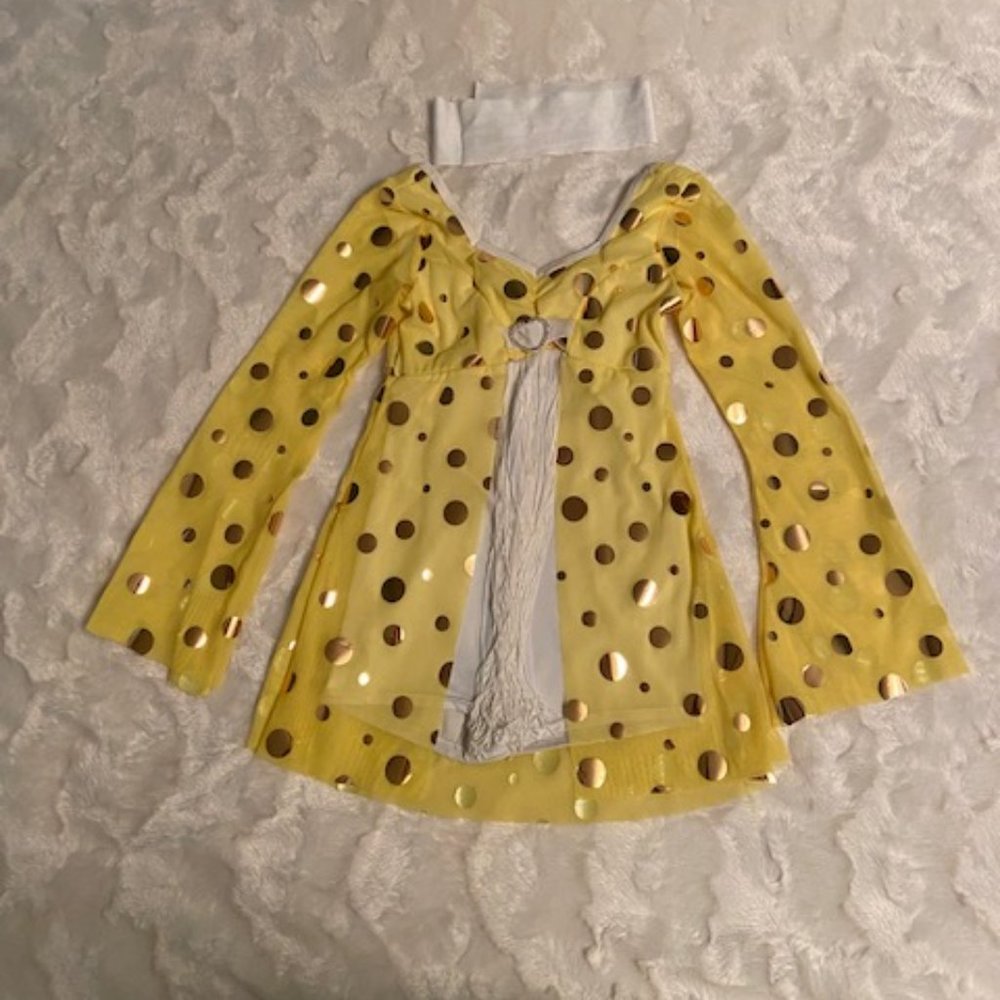 Curtain Call Go Go Dancer Costume Halloween Girls Size Child Large